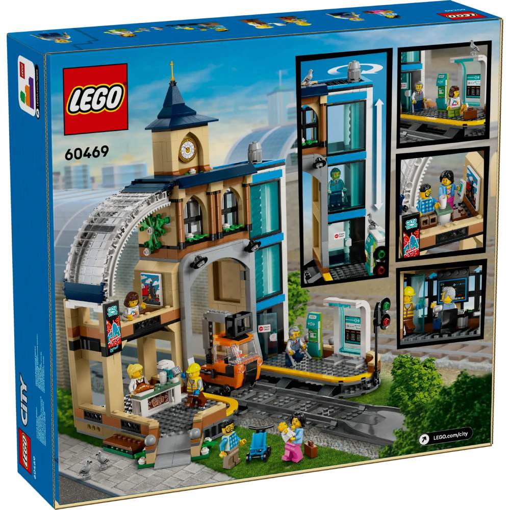 Заказать Конструктор LEGO City Центральный железнодорожный вокзал (60469)