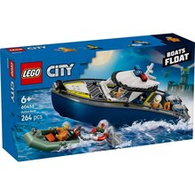 Конструктор LEGO City Погоня на полицейском катере (60456)