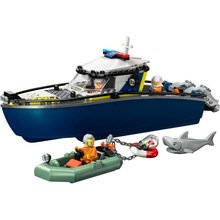 Конструктор LEGO City Погоня на поліцейському катері (60456)