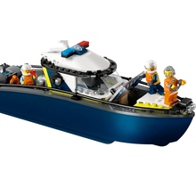 Конструктор LEGO City Погоня на поліцейському катері (60456)