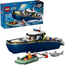 Конструктор LEGO City Погоня на поліцейському катері (60456)