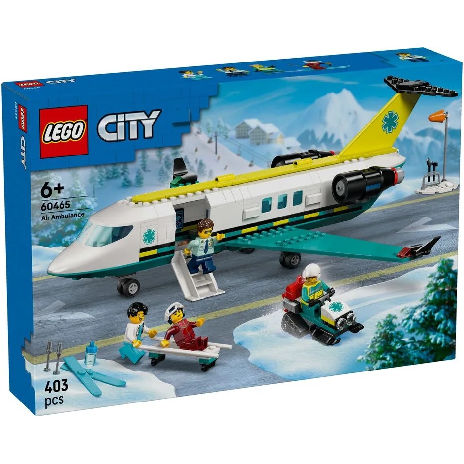 Конструктор LEGO City Самолет скорой помощи (60465) Конструктор LEGO City Самолет скорой помощи (60465)