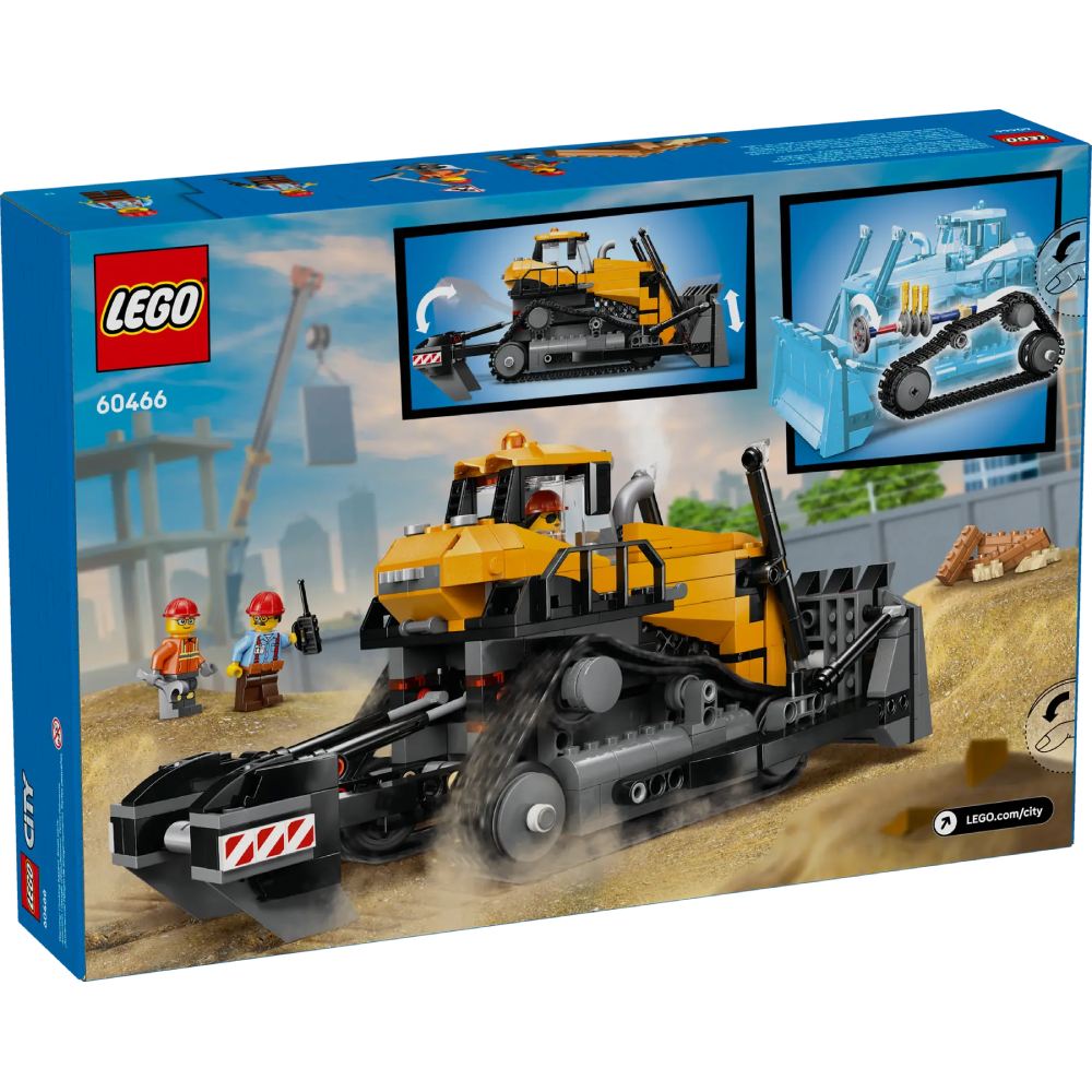 Фото Конструктор LEGO City Жовтий бульдозер (60466)