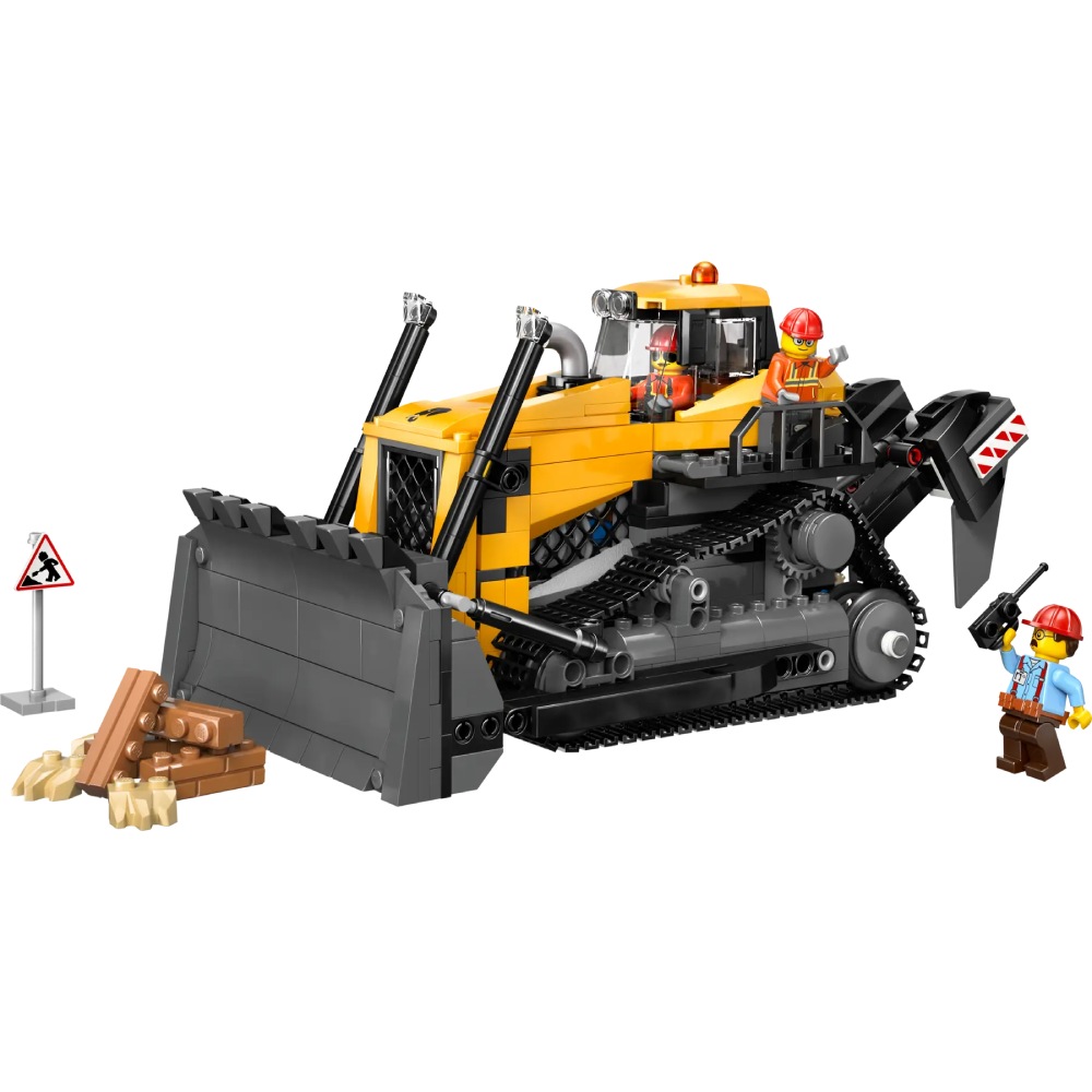 Конструктор LEGO City Жовтий бульдозер (60466) Тип класичний