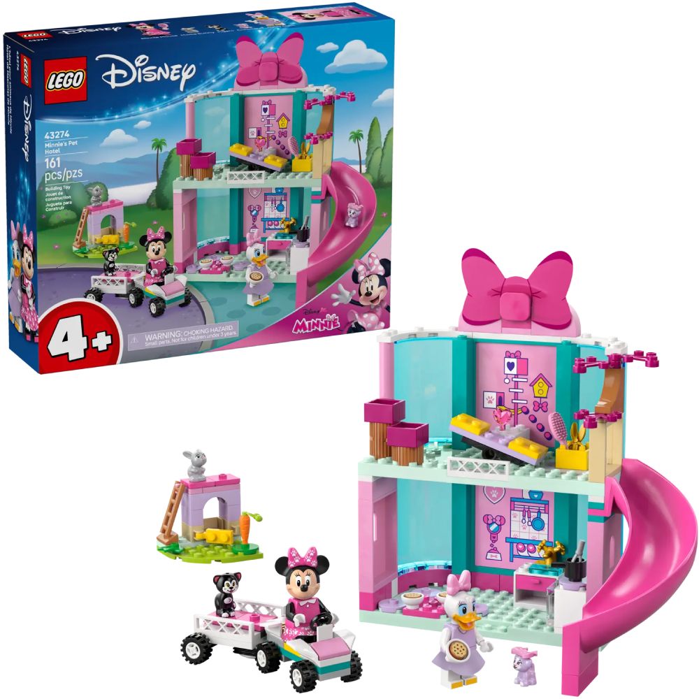 Внешний вид Конструктор LEGO Disney Classic Отель Минни для домашних питомцев (43274)