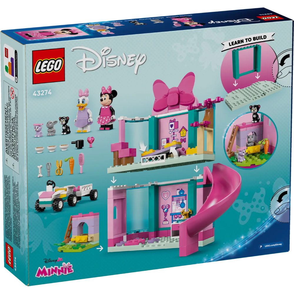 Фото Конструктор LEGO Disney Classic Отель Минни для домашних питомцев (43274)