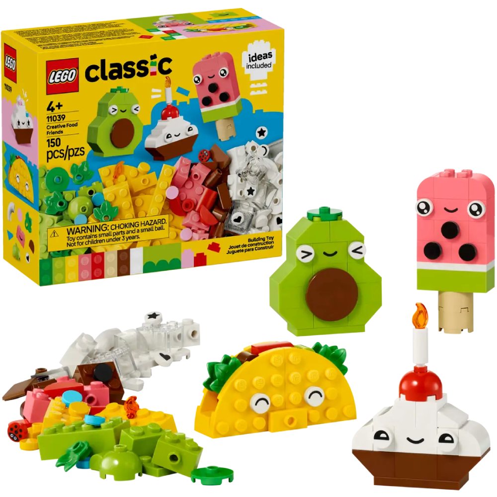 Обзор Конструктор LEGO Classic Творческие друзья с едой (11039)