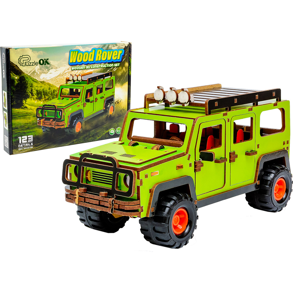 Фото Конструктор PUZZLEOK Wood Rover (Puz-00951)