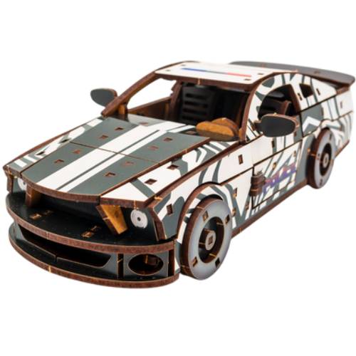 Конструктор PUZZLEOK Muscle Car 162 дет. White (Puz-00639) Тип транспорту легковий автомобіль