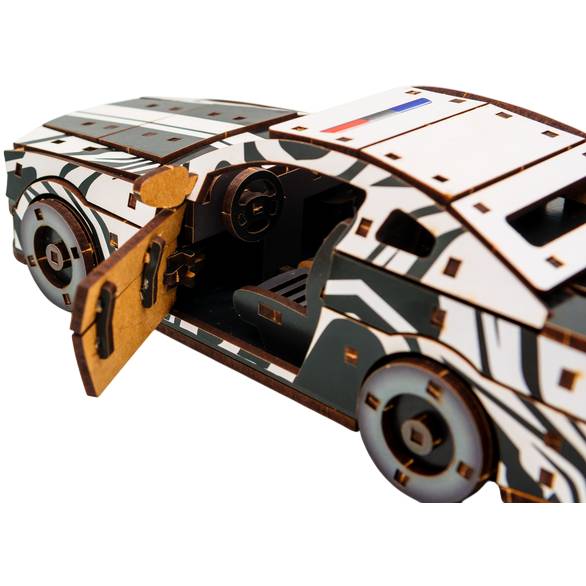 Конструктор PUZZLEOK Muscle Car 162 дет. White (Puz-00639) Кріплення блок