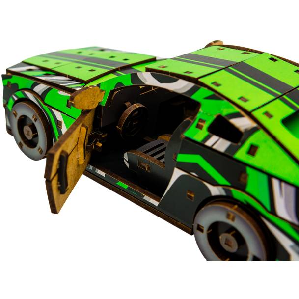 Конструктор PUZZLEOK Muscle Car 162 дет. Green (Puz-00640) Тип транспорта легковой автомобиль