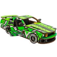 Конструктор PUZZLEOK Muscle Car 162 дет. Green (Puz-00640)