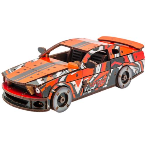 Конструктор PUZZLEOK Muscle Car 162 подітий. Кріплення блок