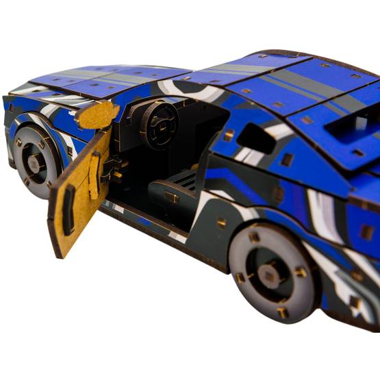 Конструктор PUZZLEOK Muscle Car 162 дет. Blue (Puz-00642) Тип уникальные детали