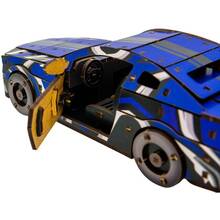 Конструктор PUZZLEOK Muscle Car 162 дет. Blue (Puz-00642)