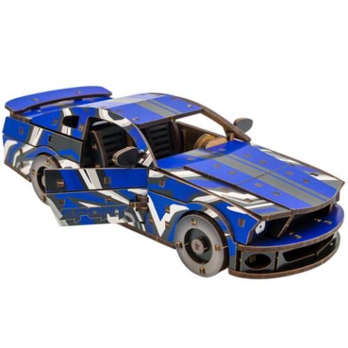 Фото Конструктор PUZZLEOK Muscle Car 162 дет. Blue (Puz-00642)