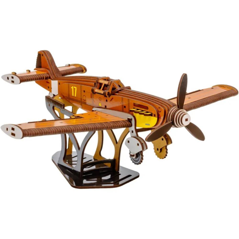 Конструктор PUZZLEOK 3D Истребитель Bf 109 258 эл (Puz-00942) Тематика транспорт