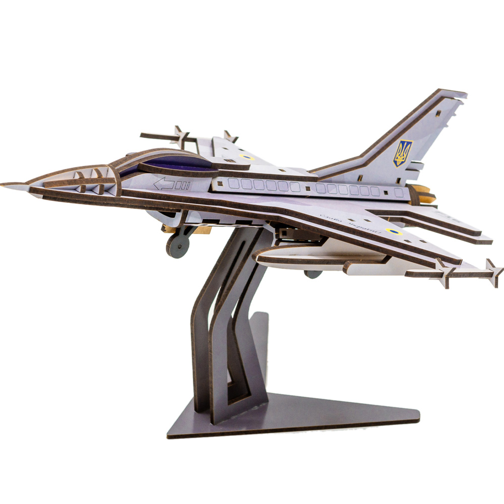 Конструктор PUZZLEOK 3D "F16" 79 эл (Арт-26913) Тип классический