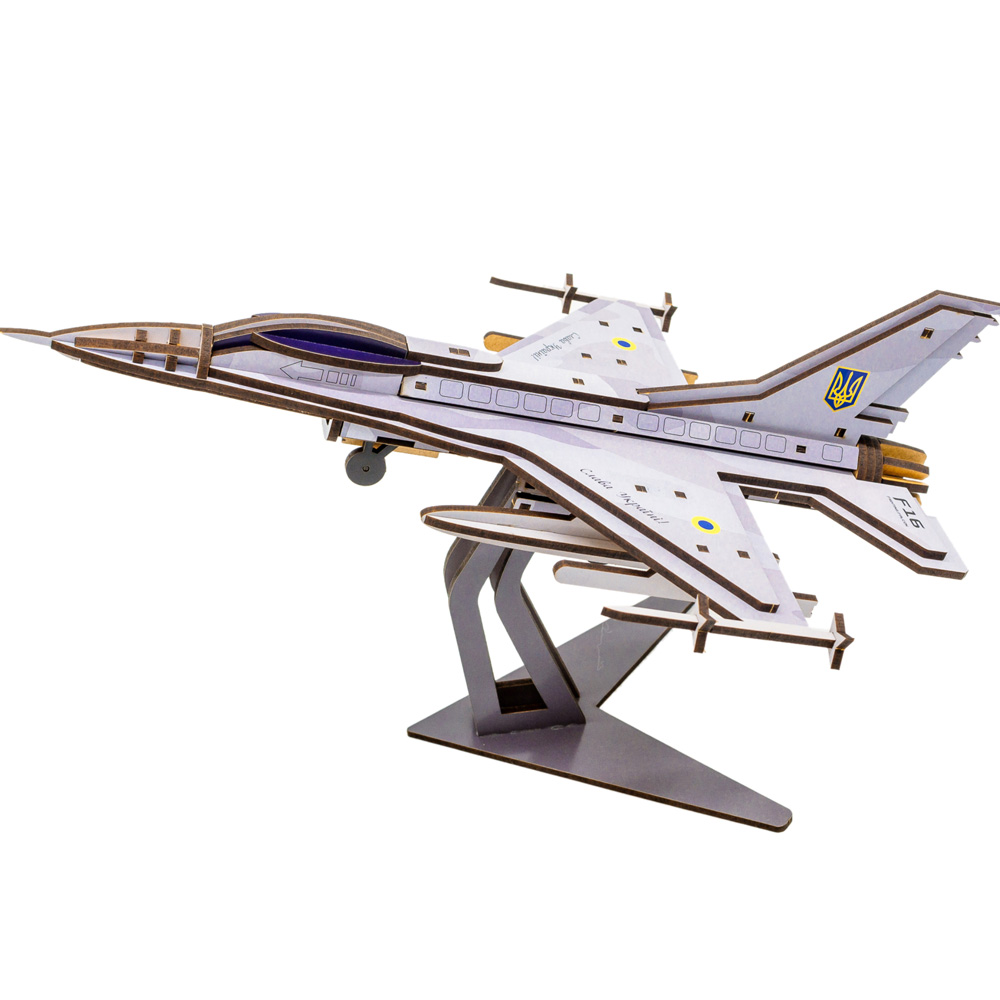 Конструктор PUZZLEOK 3D "F16" 79 эл (Арт-26913) Крепление блок