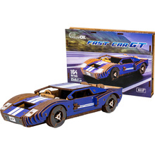 Конструктор PUZZLEOK 3D "Fast Car GT" 164 эл Blue (Puz-26915)