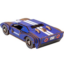 Конструктор PUZZLEOK 3D "Fast Car GT" 164 эл Blue (Puz-26915)