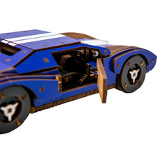 Конструктор PUZZLEOK 3D "Fast Car GT" 164 эл Blue (Puz-26915)