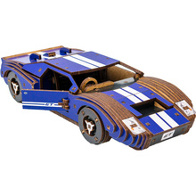 Конструктор PUZZLEOK 3D "Fast Car GT" 164 эл Blue (Puz-26915)