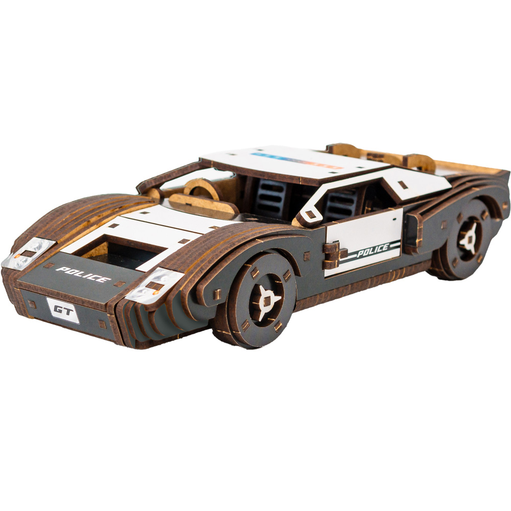 Конструктор PUZZLEOK 3D "Fast Car GT" полиция 164 ел (Puz-26916) Тип классический