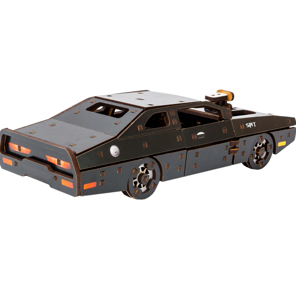 Конструктор PUZZLEOK 3D "Fast Furous" 125 эл Black (Puz-62519) Тематика транспорт