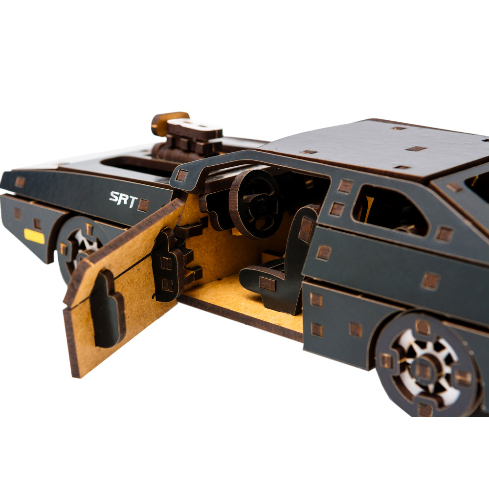 Конструктор PUZZLEOK 3D "Fast Furous" 125 эл Black (Puz-62519) Крепление блок