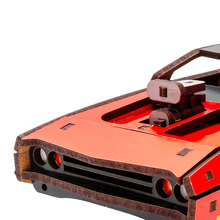 Коеструктор PUZZLEOK 3D "Fast Furous" 125 ел Red (Puz-62520)