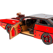Коеструктор PUZZLEOK 3D "Fast Furous" 125 ел Red (Puz-62520)