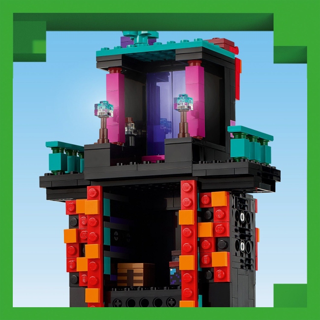 Фото Конструктор LEGO Minecraft Башня Эндермена (21279)