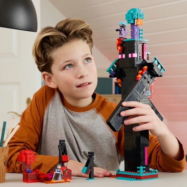 Конструктор LEGO Minecraft Башня Эндермена (21279) Крепление блок