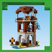 Конструктор LEGO Minecraft Аванпост разбойников и опустошитель (21278)