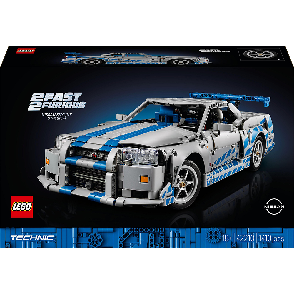 Конструктор LEGO Technic Двойной форсаж Автомобиль Nissan Skyline GT-R (R34)