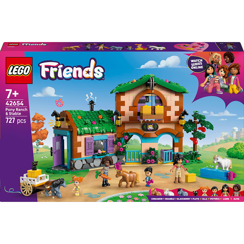 Конструктор LEGO Friends Ранчо та стайня поні V29 (42654) Конструктор LEGO Friends Ранчо та стайня поні V29 (42654)