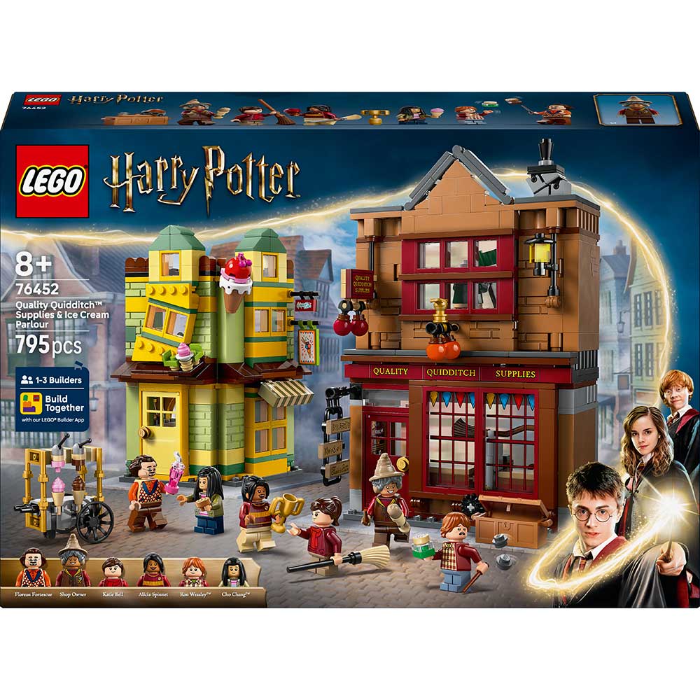 Конструктор LEGO Harry Potter Якісні товари для квідича та кафе з морозивом (76452)