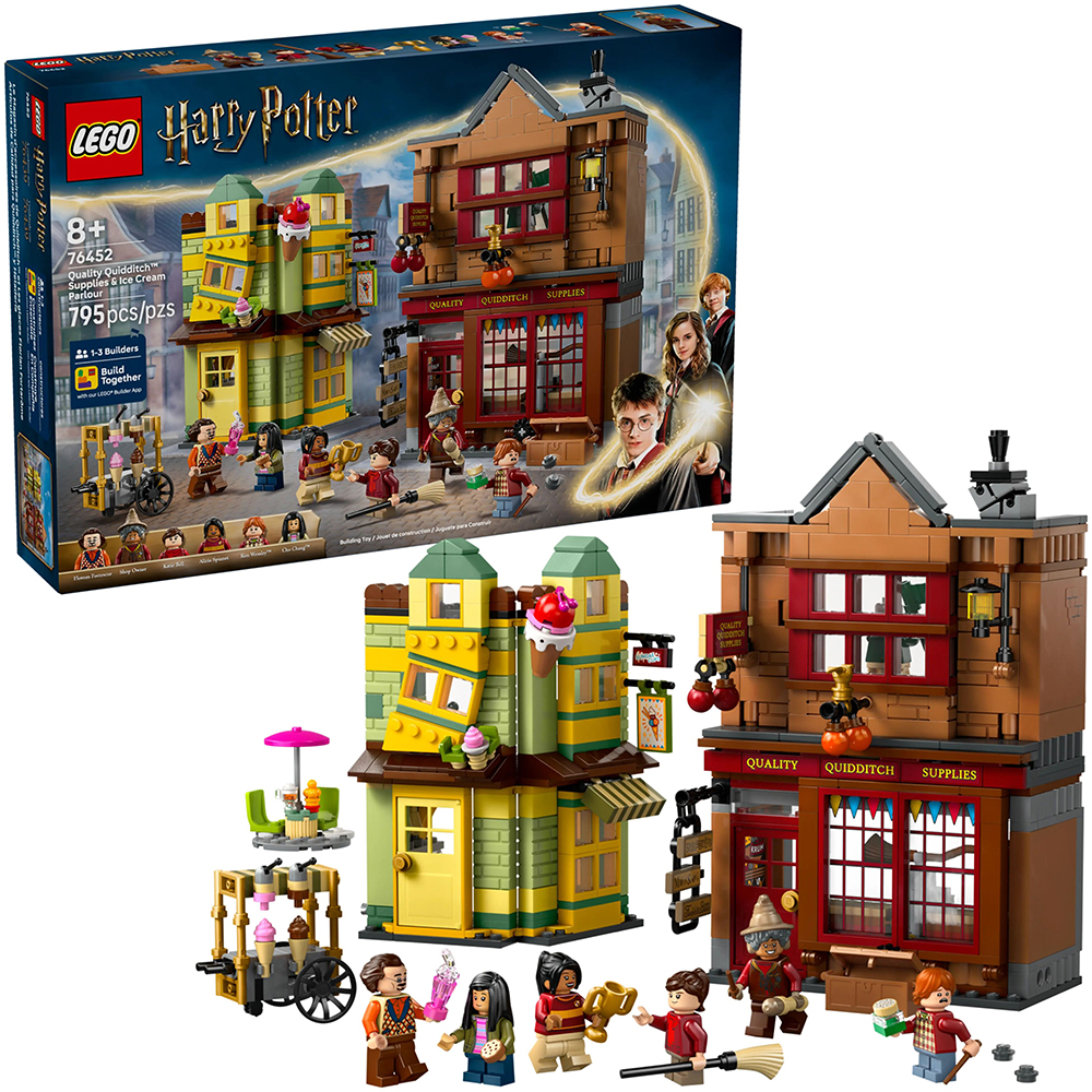 Конструктор LEGO Harry Potter Качественные товары для квидича и кафе с мороженым (76452) Конструктор LEGO Harry Potter Качественные товары для квидича и кафе с мороженым (76452)