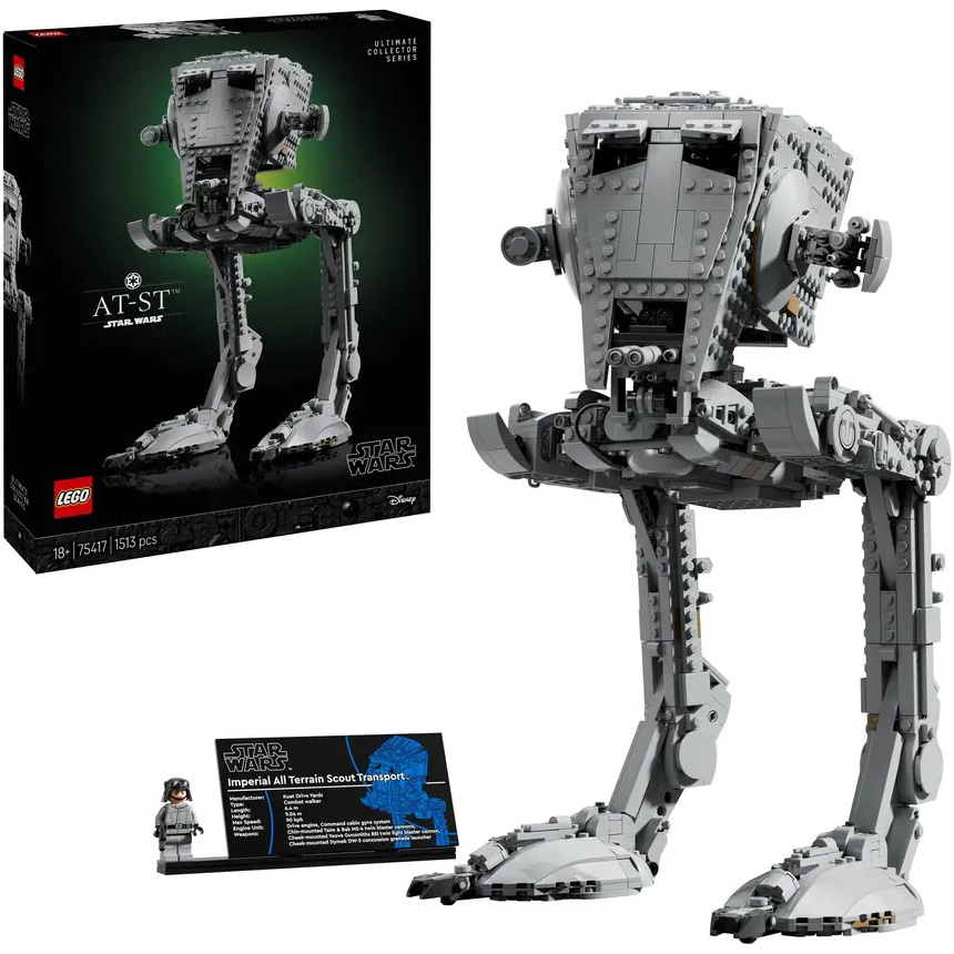 Конструктор LEGO Star Wars Крокоход AT-ST (75417-) Тип классический