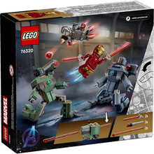 Конструктор LEGO Marvel Залізна людина та Бойова Машина проти Хаммер Дронов (76320)
