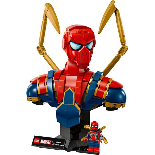 Конструктор LEGO Super Heroes Погруддя Залізної Людини-Павука (76326) Тематика герої фільмів і мультфільмів