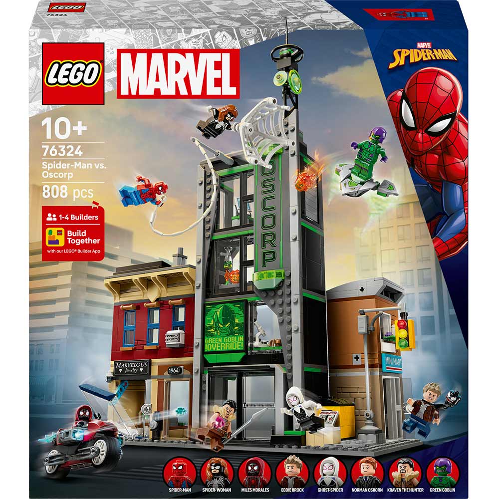 Конструктор LEGO Marvel Человек-паук против Оскорпа (76324)