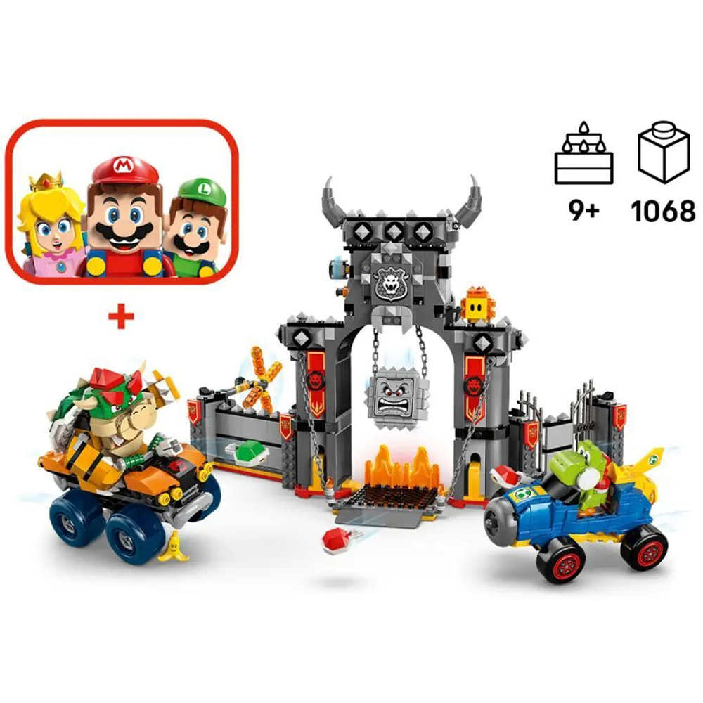Конструктор LEGO Конструктор Super Mario Mario Kart – Bowser та його замок (72039) Тип класичний