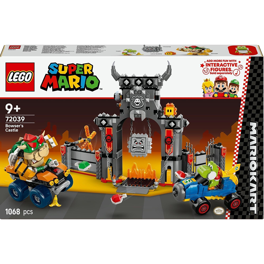Конструктор LEGO Конструктор Super Mario Mario Kart – Bowser та його замок (72039)