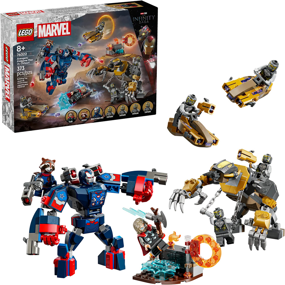Конструктор LEGO Marvel Месники: Фінал Тор проти Читаурі (76322) Кріплення блок