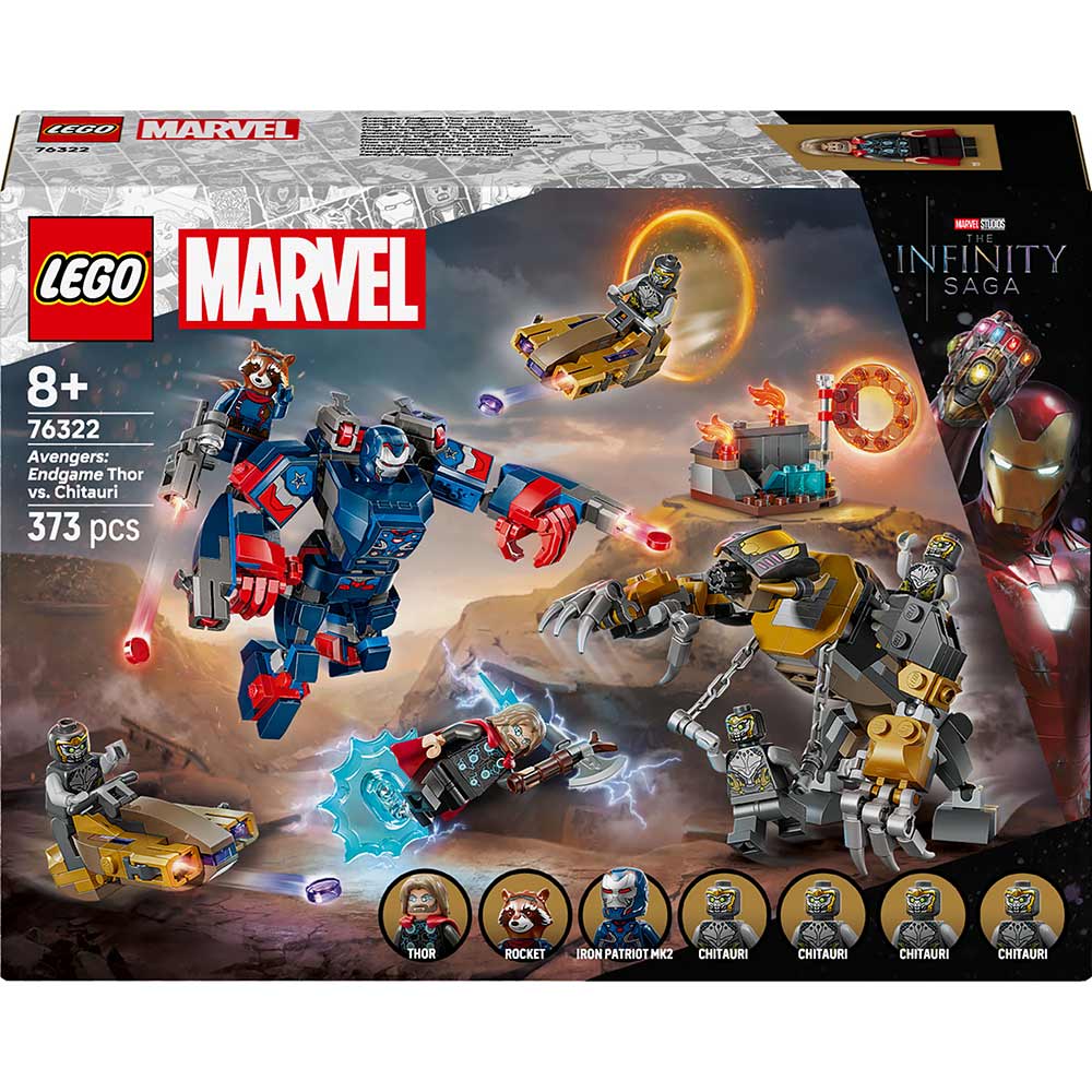 Конструктор LEGO Marvel Мстители: Финал Тор против Читаури (76322)