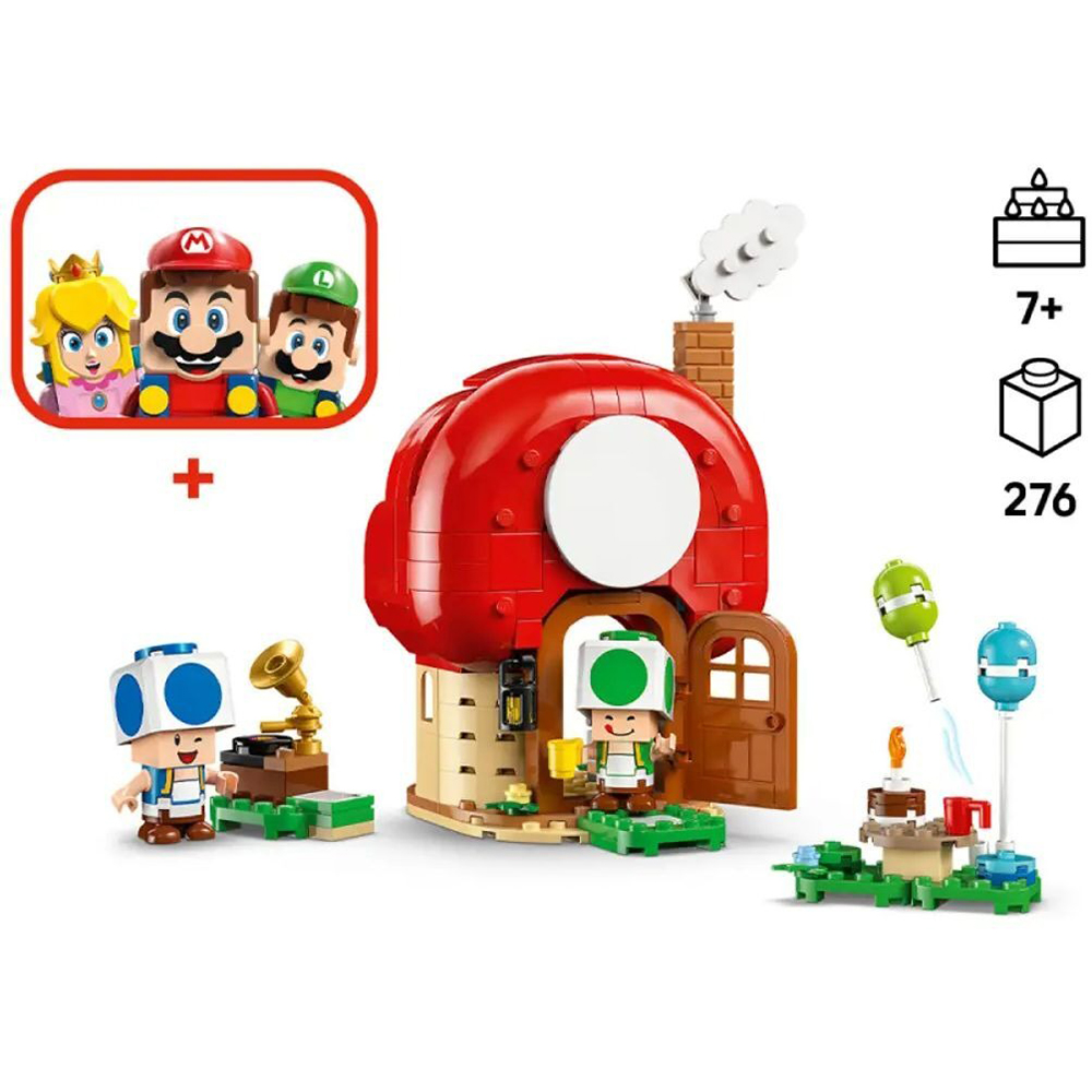 Конструктор LEGO Super Mario Вечірка в будинку Toad (72041) Тематика герої фільмів і мультфільмів