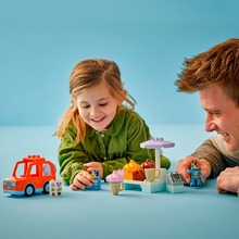 Конструктор LEGO DUPLO Bluey Путешествие с мороженым из Блуи 22 эл (10458)