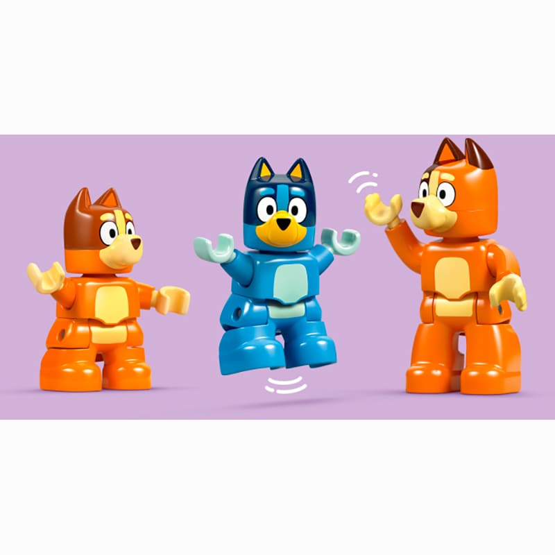 Конструктор LEGO DUPLO Bluey Сімейний будинок Блуї з грою на запам'ятовування 83 ел (10459) Тип класичний
